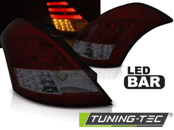 SUZUKI SWIFT V 10- Κόκκινο SMOKE LED BAR Suzuki Swift 5 [2010-2017]