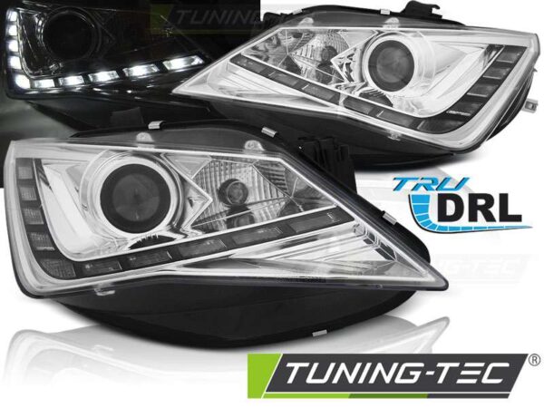 Φανάρια TRUE DRL χρωμίου για SEAT SEAT IBIZA 6J 12-15 Seat Ibiza (6J) [2008-2017]