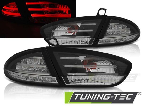 Πίσω φανάρια  led Μαύρο για SEAT LEON 03.09-12 Seat Leon (1P) [2005-2012]