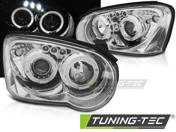 SUBARU IMPREZA II GD 03-05 ANGEL EYES χρωμίου Subaru Impreza Mk2 [2001-2007]