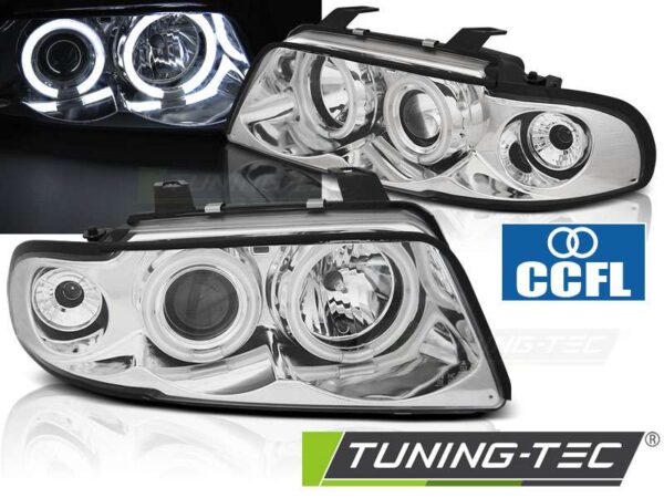 Φανάρια ANGEL EYES CCFL χρωμίου για AUDI A4 11.94-12.98 Audi A4 (B5) [1995-2001]