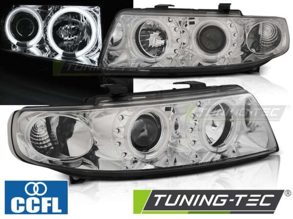 Φανάρια ANGEL EYES CCFL χρωμίου για SEAT LEON / TOLEDO 04.99-08.04 Seat Leon (1M) [1999-2004]