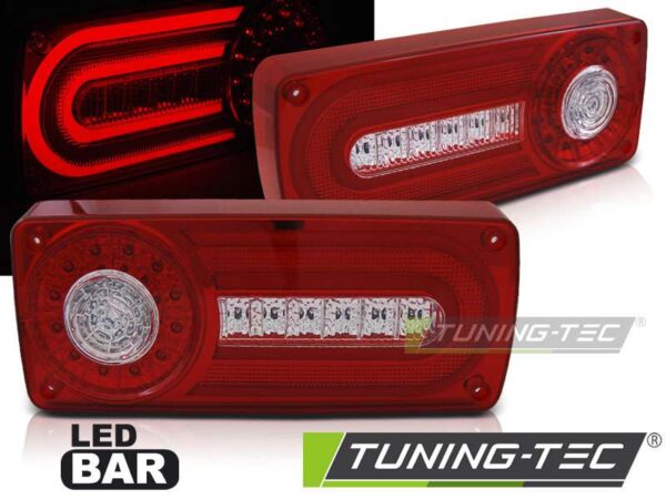 Πίσω φανάρια  led Κόκκινο Λευκό για MERCEDES W463 G-KLASA 90-12 Mercedes G Class (W463) [1990-2018]