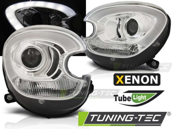 XENON Φανάρια TUBE LIGHT χρωμίου για BMW MINI (COOPER) R60 R61 COUNTRYMAN 10-14 Mini Countryman (R60) [2010-2016]
