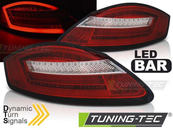 Πίσω φανάρια  led Κόκκινο Λευκό SEQ για PORSCHE BOXSTER 987 / CAYMAN 05-08 Porsche Boxster/Cayman (987) [2005-2012]