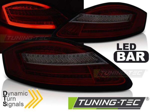 Πίσω φανάρια  led Κόκκινο SMOKE SEQ για PORSCHE BOXSTER 987 / CAYMAN 05-08 Porsche Boxster/Cayman (987) [2005-2012]