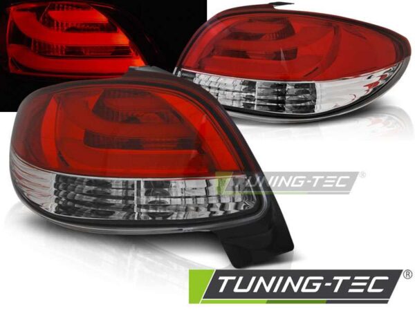 PEUGEOT 206 10.98- Κόκκινο Λευκό LED BAR Peugeot 206 [1998-2013]