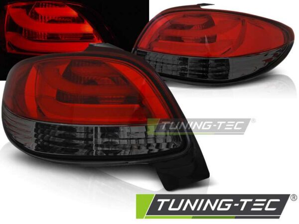 PEUGEOT 206 10.98- Κόκκινο SMOKE LED BAR Peugeot 206 [1998-2013]