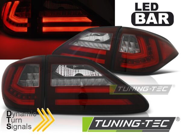 LEXUS RX III 350 09-12 Κόκκινο Λευκό LED SQL Lexus RX Mk3 [2008-2015]
