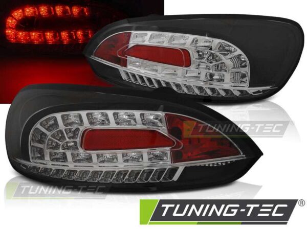 Πίσω φανάρια  led Μαύρο για VW SCIROCCO III 08-04.14 Volkswagen Scirocco Mk3 [2008-2017]
