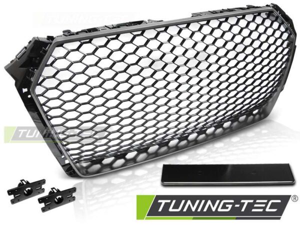 Μάσκα SPORT MATT GRAY SILVER για AUDI A4 B9 15-19 Audi A4 (B9) [2015-]