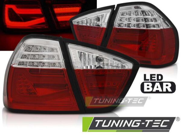 Πίσω φανάρια  led Κόκκινο Λευκό για BMW E90 03.05-08.08 BMW 3 (E90/E91/E92/E93) [2005-2013]