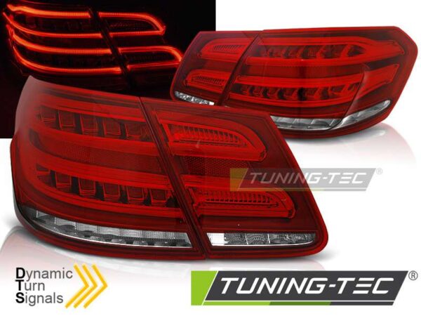 Πίσω φανάρια  led Κόκκινο Λευκό SEQ για MERCEDES W212 E-KLASA 13-16 Mercedes E Class (W212) [2010-2016]