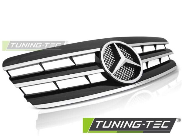 Μάσκα SPORT Μαύρο χρωμίου για MERCEDES W203 00-07 Mercedes C Class (W203) [2000-2006]