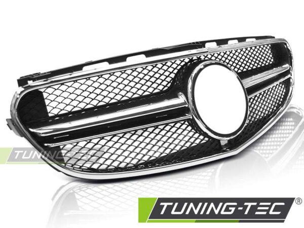 Μάσκα SPORT Μαύρο χρωμίου για MERCEDES W212 13-16 Mercedes E Class (W212) [2010-2016]