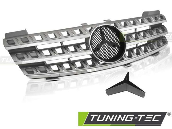 Μάσκα SPORT SILVER χρωμίου για MERCEDES W164 05-08 Mercedes ML (W164) [2005-2011]