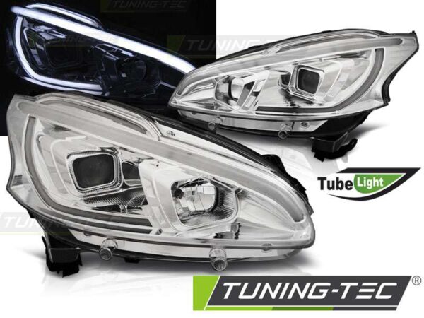 PEUGEOT 208 4.12-06.15 TUBE LIGHT χρωμίου Peugeot 208 Mk1 [2012-2019]