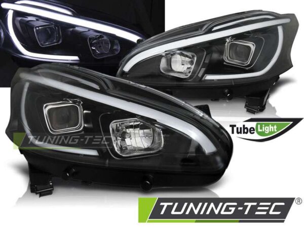 PEUGEOT 208 4.12-06.15 TUBE LIGHT Μαύρο Peugeot 208 Mk1 [2012-2019]