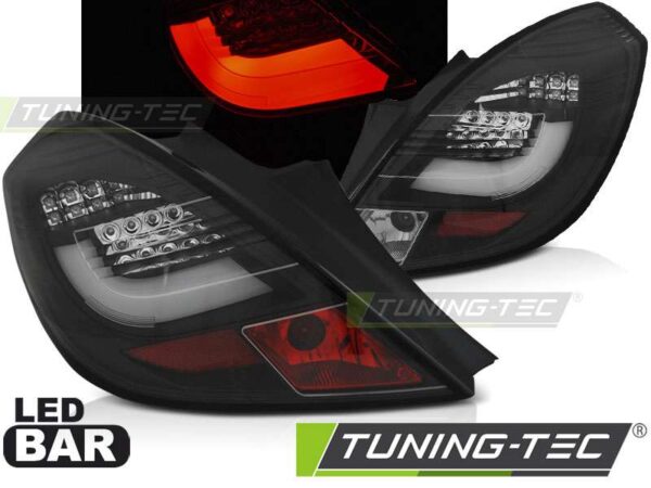 OPEL CORSA D 3D 04.06-14 Μαύρο LED BAR Opel Corsa D [2006-2014]