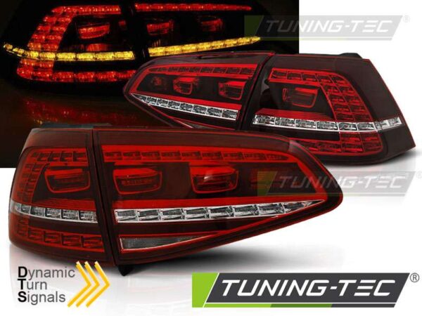 Πίσω φανάρια  led SPORT Κόκκινο Λευκό SEQ για VW GOLF 7 13-17 Volkswagen Golf Mk7 [2013-2018]