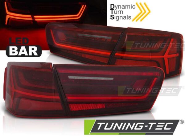 Πίσω φανάρια  led Κόκκινο Λευκό SEQ για AUDI A6 C7 11-14 LIMOUSINE Audi A6 (C7) [2011-2018]