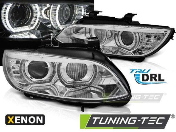 XEONON Φανάρια ANGEL EYES LED χρωμίου AFS για BMW E92/E93 06-10 BMW 3 (E90/E91/E92/E93) [2005-2013]