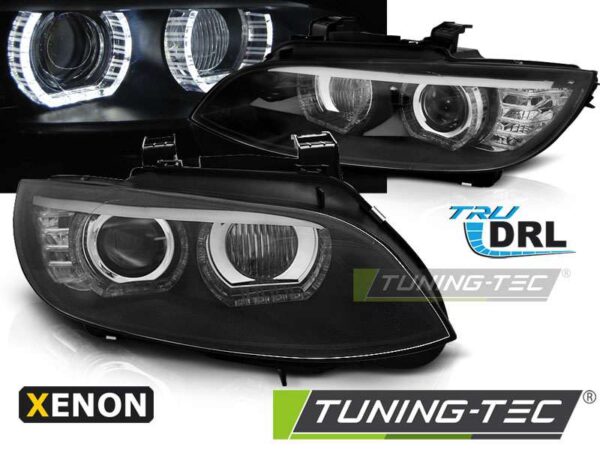 XENON Φανάρια ANGEL EYES LED Μαύρο AFS για BMW E92/E93 06-10 BMW 3 (E90/E91/E92/E93) [2005-2013]