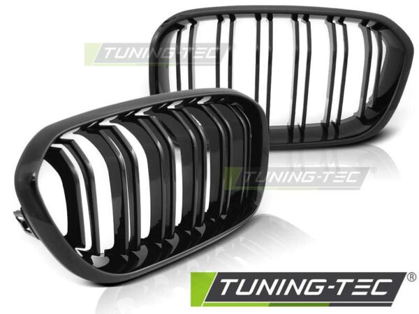 Μάσκα Γυαλιστερό Μαύρο DOUBLE BAR για BMW F20 F21 LCI 15-18 BMW 1 (F20/F21) [2011-2019]