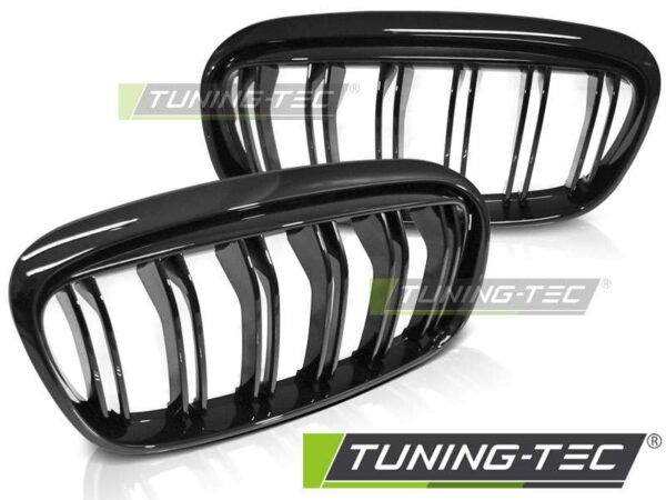 Μάσκα Γυαλιστερό Μαύρο DOUBLE BAR για BMW F45/F46 14-18