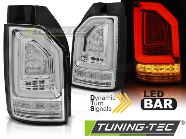 Πίσω φανάρια  led χρωμίου SEQ για VW T6 15-19 OEM LED Volkswagen Transporter T6 [2015-]