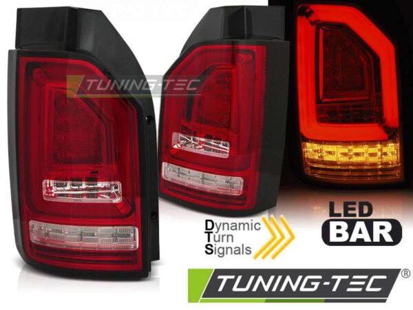 Πίσω φανάρια  led Κόκκινο Λευκό SEQ για VW T6 15-19 OEM LED Volkswagen Transporter T6 [2015-]