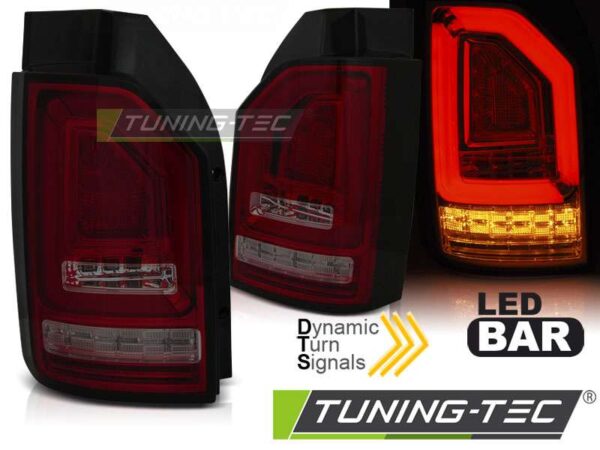 Πίσω φανάρια  led Κόκκινο SMOKE SEQ για VW T6 15-19 OEM LED Volkswagen Transporter T6 [2015-]