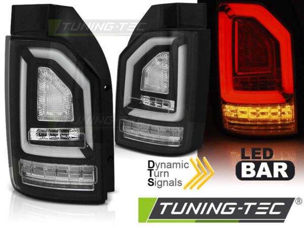 Πίσω φανάρια  led Μαύρο SEQ για VW T6 15-19 OEM LED Volkswagen Transporter T6 [2015-]