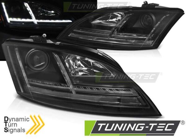 Φανάρια LED Μαύρο SEQ για AUDI TT 06-10 8J Audi TT (8J) [06-14]