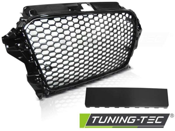 Μάσκα SPORT Γυαλιστερό Μαύρο για AUDI A3 (8V) 12-16 Audi A3 (8V) [2013-2020]