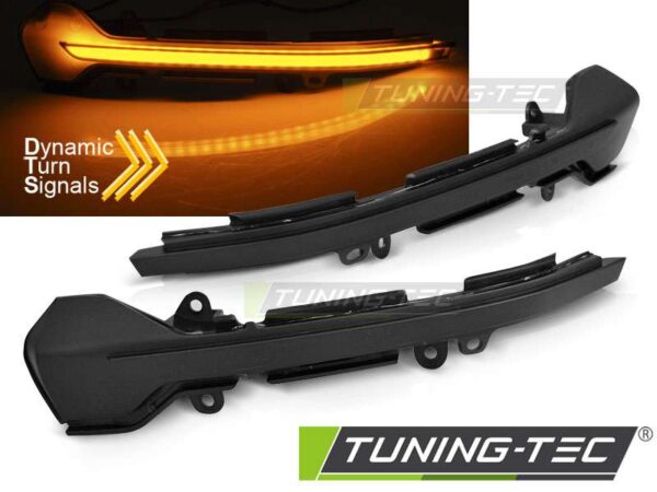 Πλαϊνό φλας IN THE MIRROR SMOKE LED SEQ για  SEAT LEON 12-16 / IBIZA 17- / ARONA 17- Seat Leon (5F) [2012-2020]