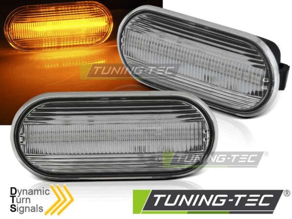Πλαϊνό φλας Λευκό LED SEQ για VW GOLF 4 / BORA 95- / GOLF 3 95-/ IBIZA 95 -99/ TOLEDO Volkswagen Golf Mk4 [1997-2004]