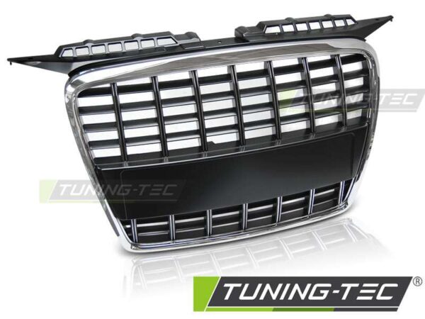 Μάσκα SPORT χρωμίου Μαύρο fit AUDI A3 05-08 Audi A3 (8P) [2003-2012]