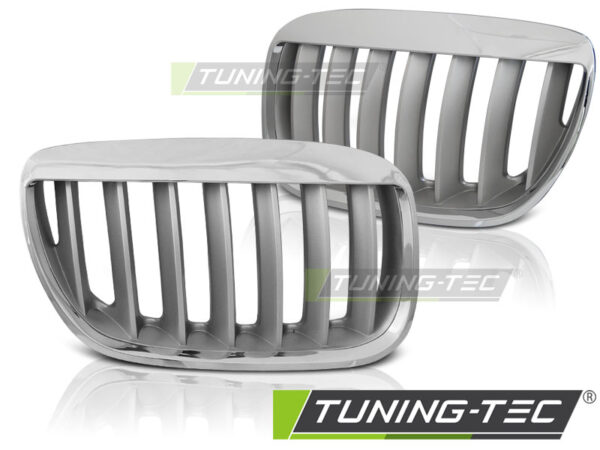 Μάσκα BROWS χρωμίου TITAN LOOK για BMW X5 E53 LCI 04-06 BMW X5 (E53) [1999-2006]