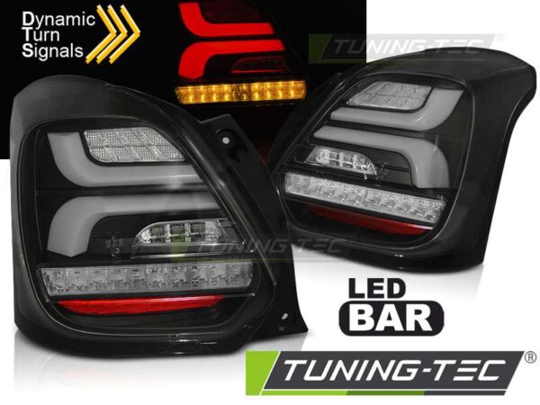 SUZUKI SWIFT VI 17- Μαύρο LED SEQ Suzuki Swift Mk6 [2017-2020]