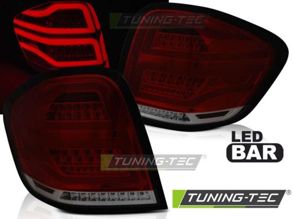 Πίσω φανάρια  led Κόκκινο SMOKE για MERCEDES M-KLASA W164 09-11 Mercedes ML (W164) [2005-2011]