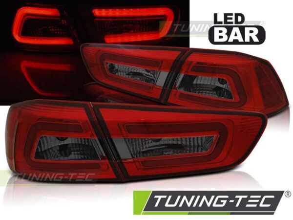 MITSUBISHI LANCER 8 SEDAN 08-11 Κόκκινο SMOKE LED BAR Mitsubishi Lancer Evo Mk8 [2001-2003]