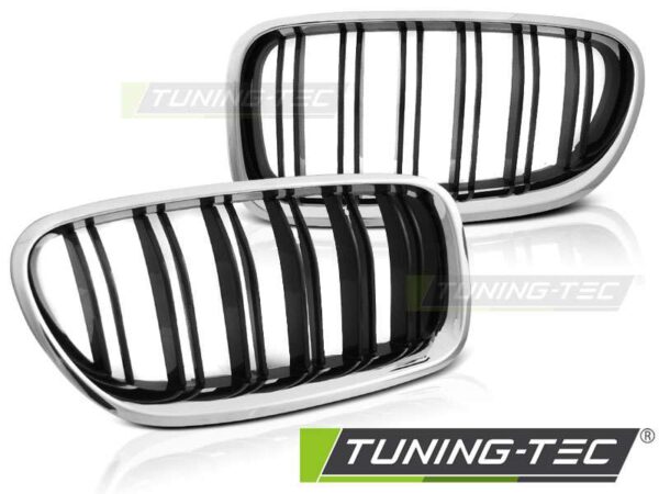 Μάσκα χρωμίου Γυαλιστερό Μαύρο SPORT LOOK για BMW F10 / F11 10-16 BMW 5 (F10/F11) [2010-2016]