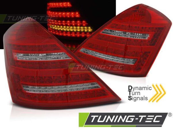 Πίσω φανάρια  led Κόκκινο Λευκό SEQ για MERCEDES W221 S-KLASA 05-09 Mercedes S Class (W221) [2005-2013]