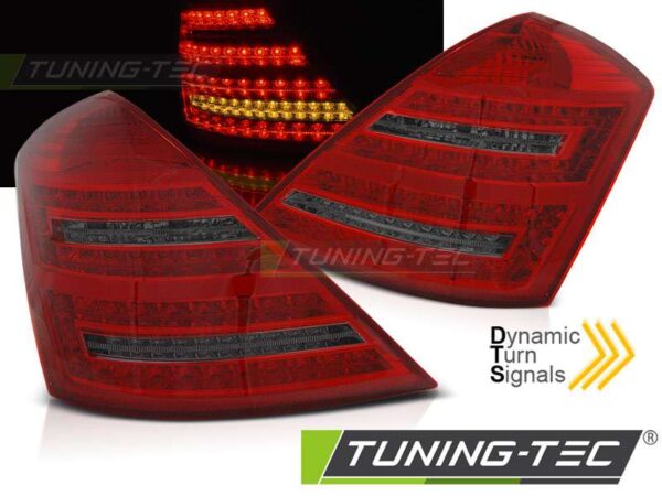 Πίσω φανάρια  led Κόκκινο SMOKE SEQ για MERCEDES W221 S-KLASA 05-09 Mercedes S Class (W221) [2005-2013]