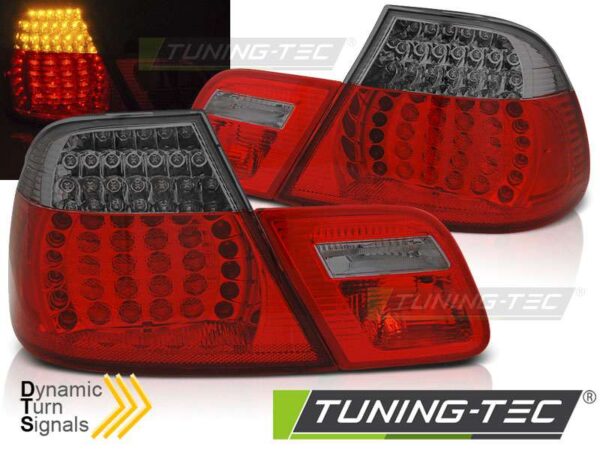 Πίσω φανάρια  led Κόκκινο SMOKE SEQ για BMW E46 04.99-03.03 COUPE BMW 3 (E46) [1998-2005]