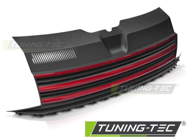 Μάσκα μαύρου χρώματος Κόκκινο για VW T6 15-19 Volkswagen Transporter T6 [2015-]
