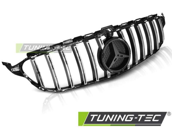 Μάσκα SPORT Γυαλιστερό Μαύρο χρωμίου για MERCEDES W205 14-18 Mercedes C Class (W205) [2014-2021]