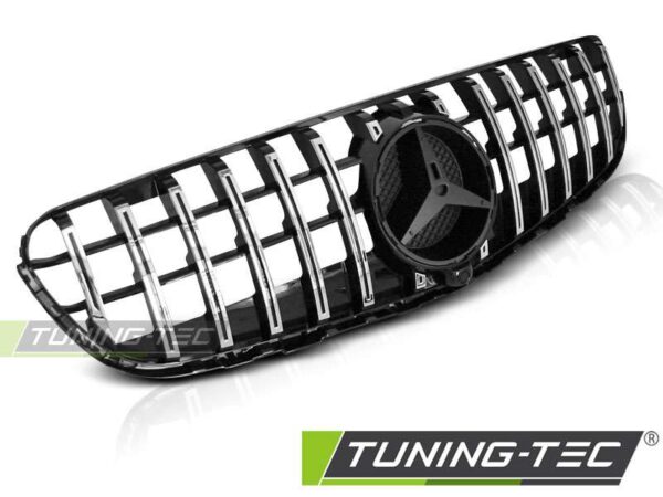Μάσκα SPORT Γυαλιστερό Μαύρο χρωμίου για MERCEDES GLC W253 15-18 Mercedes GLC (W253) [2015-2022]