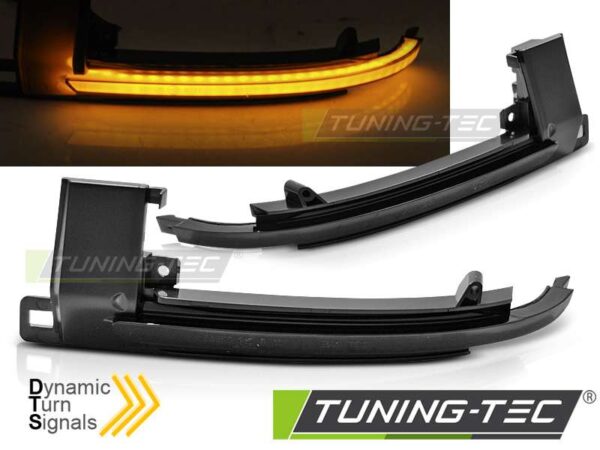 Πλαϊνό φλας IN THE MIRROR SMOKE LED SEQ για AUDI A3 08-10/ A4 07-10/ A5 07-10/ A6 08-10/ Q3 11-17 Audi A4 (B8) [2008-2015]